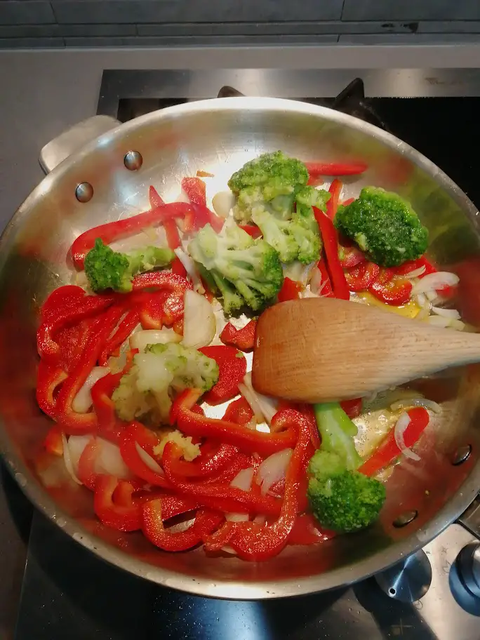 légumes cuits en chips